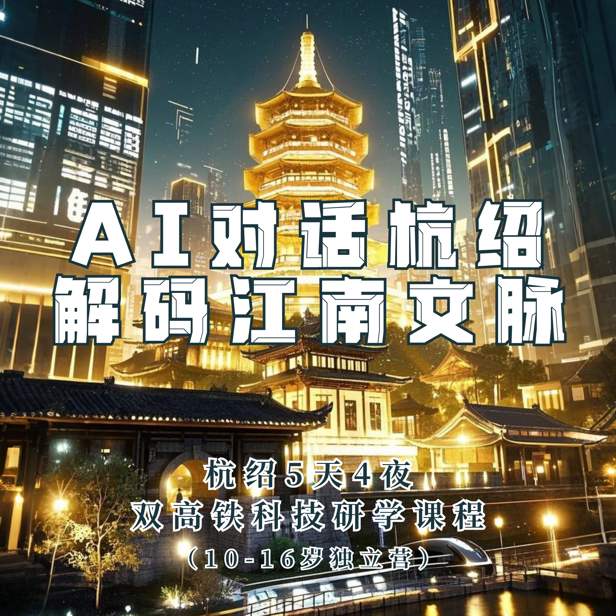 当鲁迅遇到人工智能，6天5晚杭州+绍兴研学团